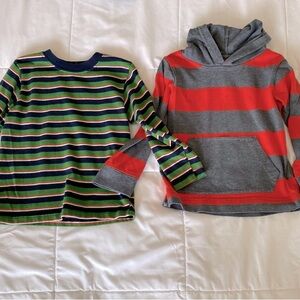 2 long sleeve stripped shirts. Size 3t